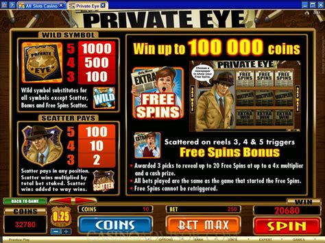 private eye microgaming|Microgaming Private Eye Online Slot Review.